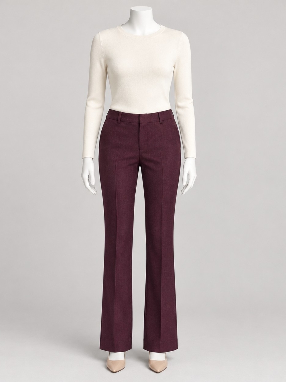 Talbots Women's Maroon Dress Trousers